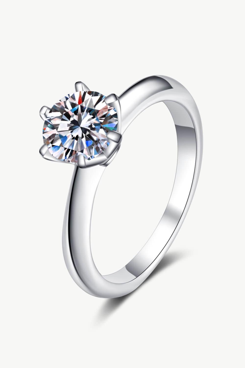 1.5 Carat Moissanite Adjustable Ring - AMMORA LUX