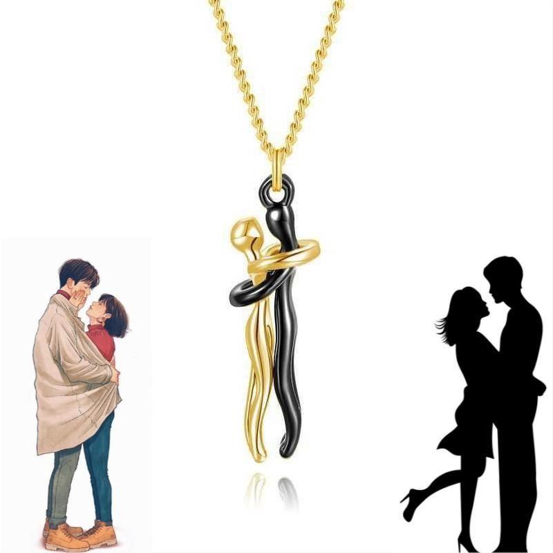 Couple Hug Necklace - AMMORA LUX