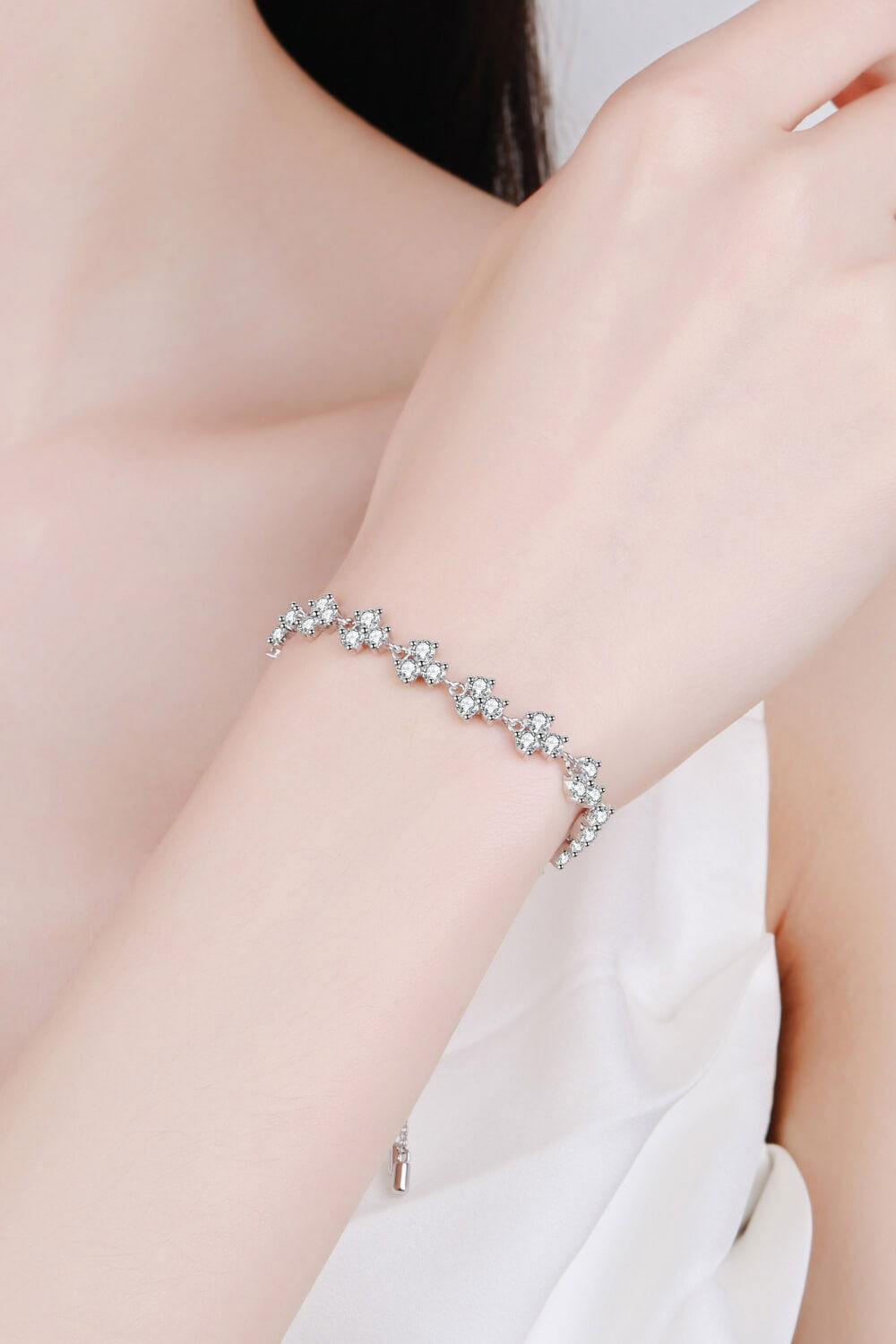 Adjustable Moissanite Bracelet - AMMORA LUX